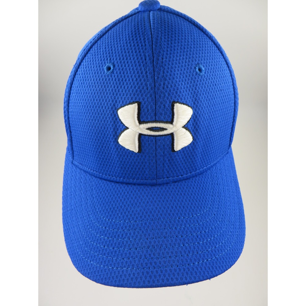 Blue Under Amour Youth Cap Hat Fitted Size Youth‎ Small / Medium